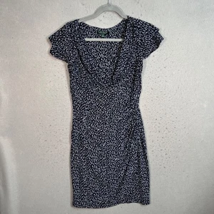 Abito aderente bianco e nero Lauren Ralph Lauren donna taglia 8P - Foto 1 di 8