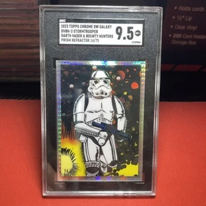 2023 Topps Chrome Galaxy DVBH-3 Stormtrooper Dart Vador & bounty Hunter 14/75 - Picture 1 of 2
