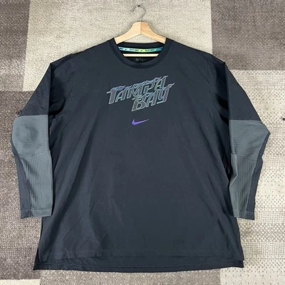 Auténtico Pullover City Connect Nike 2024 Tampa Bay Rays Dugout Para Hombre Talla XL Foto 1 de 4