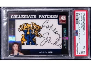 Ashley Judd 2008 Donruss Elite Extra Autograph Auto Collegiate Patches /29 PSA 5 - Picture 1 of 2