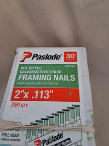 (QTY 750) BRAND NEW Hot Dipped Galvanized/ Exterior Framing Nail 2 x .113 LKJ - Picture 1 of 5