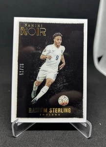 2016-17 Panini Noir Soccer Raheem Sterling Colour Base /75 #30 England - Bild 1 von 2