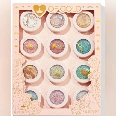 Colourpop Disney Princess Heart of Gold Super Shock Shadow Vault - Unopened/New - Image 1 of 3
