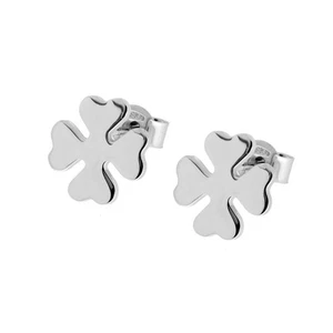 Orecchini Quadrifoglio Plain in Argento 925 - Picture 1 of 1