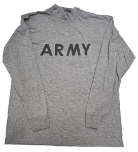 Army PT Langarmshirt grau mit Logo Large - Bild 1 von 3