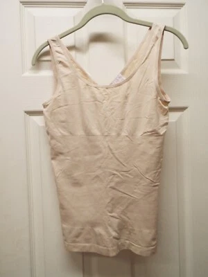 Camiseta sin mangas Yummie Tummie con escote reversible - Nude-M/L - NUEVA Foto 1 de 3