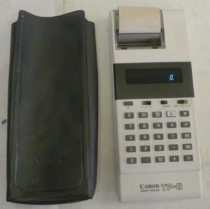 Canon TP-8 Pocket Printer Calculator +Case - Japan - TESTED - Picture 1 of 16