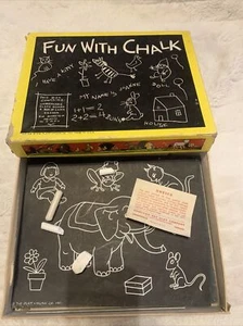 Vintage Platt And Munk Fun With Chalk Childrens Art Toy - Picture 1 of 6