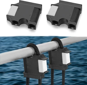 Boat Fender Hanger, Boat Rail and Cleat Fender Clips, Quick Connect and Release  - Picture 1 of 8