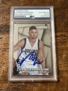 Chandler Parsons IP Signed Prizm Card PSA DNA Coa Slab Mavericks Autographed - Picture 1 of 4