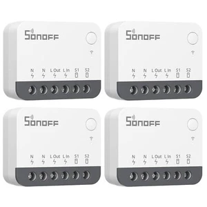 4PCS SONOFF ZBMINIR2 Zigbee 3.0 Smart Schalter Lictschalter Relais App Steuerung - Bild 1 von 15