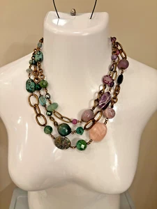Stephen Dweck Multi-Stone Beaded Necklace - Picture 1 of 14