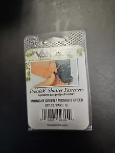 Vantage Presslok Shutter Fasteners Green 12 Pack. - Picture 1 of 2