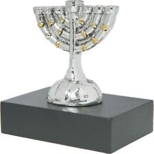Menorah Miniature 925 Eletroformed Silver Judaica Holyland nice Decor