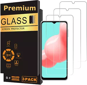 3 Pack Premium Tempered Glass For Samsung Galaxy A33 A12 A32 A02s A03s A42 5G - Picture 1 of 5