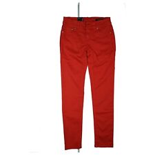 Fransa Jeans Trousers Super Stretch Leggings Tight Fit Skinny Legs W30 L32 Red