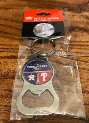 2022 MLB World Series Astros v Phillies Official Licensed Bottle Opener Keychain - Image 1 of 2
