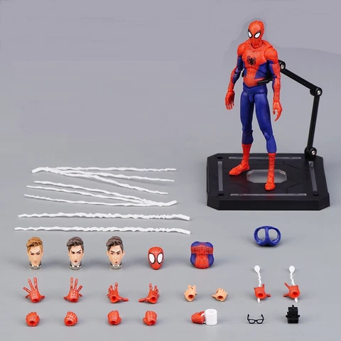 Spider-Man:Into the Spider-Verse Peter B. Parker Action Figure NEW NO BOX 16cm Cover
