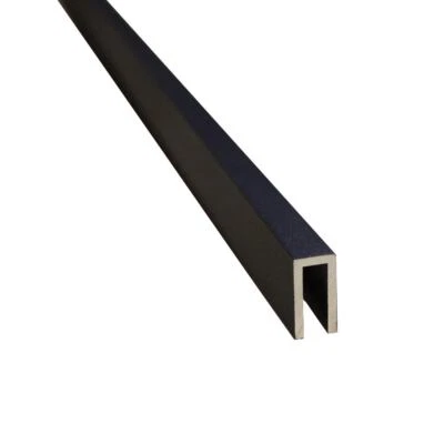 K-D HANDELS- UND PFANDHAUS GMBH (5,20€/m) Alu U-Profil 20x10x20x2mm RAL7016 ANTHRAZIT MATT Aluprofil 2 Meter