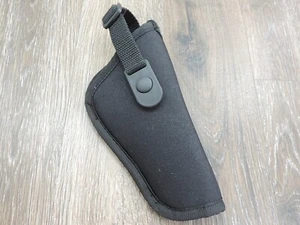 Gunmate Black Nylon Holster RH 3.5"x7.5" Overall Dimensions - Picture 1 of 6