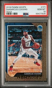 Demarcus Cousins 2018 NBA Hoops Gold #D 1/10 Pelicans PSA GEMA COMO NUEVO 10 ¡Pop One!  - Imagen 1 de 3