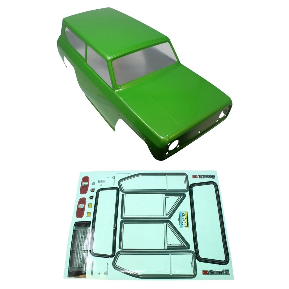 RedCat Gen8 Green Scout II RC Body with sticker sheet 1:10 crawler - Image 1 of 1