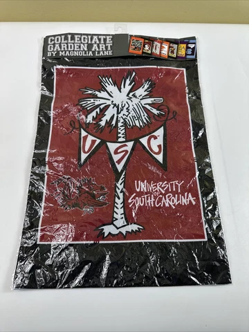 USC Gamecocks Collegiate Garden Flag Double Sided 12.5" x 18" NEW Cover