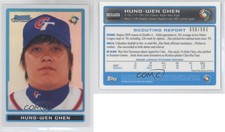 2009 Bowman Chrome WBC Prospects Refractor /500 Hung-Wen Chen #BCW29