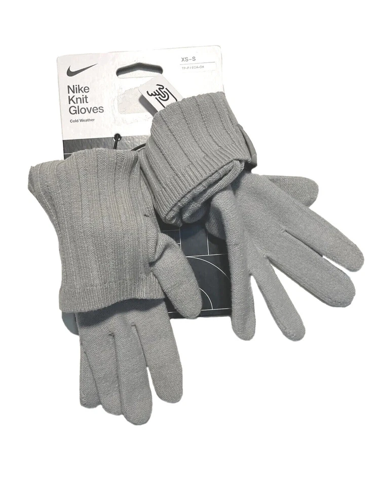 Nike Cold Weather Knit Gloves Women's Size M/L Green Touchscreen Compatible
