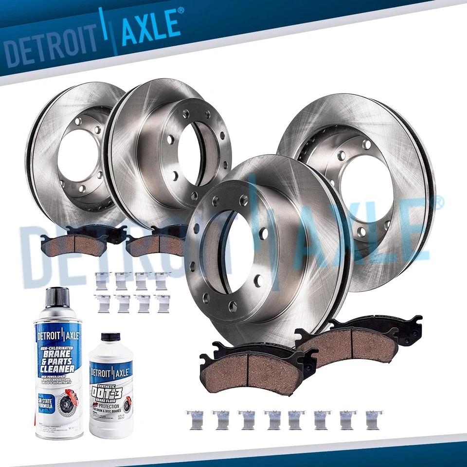 10 piezas pastillas de freno rotores de disco delanteros traseros aptos para Nissan NV2500 NV3500 2012-2021 Foto 1 de 4