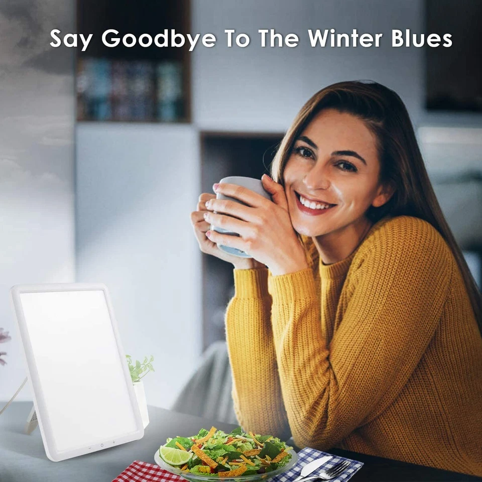 Tageslichtlampe 10000 Lux Lichtdusche,Dimmbarn Lichttherapie,Taotronics TT-CL016