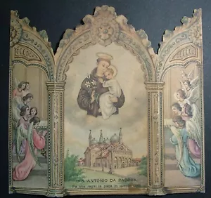 Santini Holy card S. ANTONIO DA PADOVA ed.G.mi - Foto 1 di 4