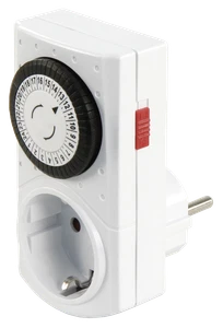 Timer timer meccanico programma giornaliero 24 ore 3680 W cambio orario compatto orologio - Foto 1 di 1