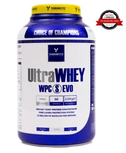100% PROTEINE YAMAMOTO NUTRITION Ultra Whey WPC S EVO 2000 grammi 2kg - Imagen 1 de 3