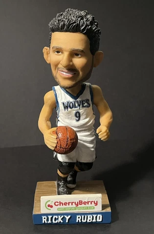 Ricky Rubio #9 Minnesota Timberwolves 2015-2016 Cherry Berry Bobblehead Cover