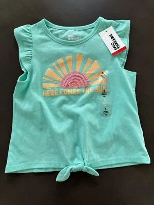 Epic Threads Girls Graphic Print sunshine t-shirt flutter Graphic top size 5t - Image 1 of 4