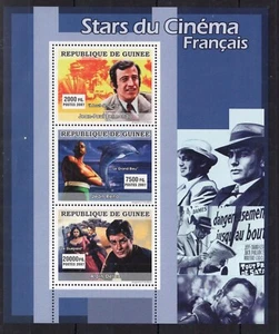 Stars du cinema - Belmondo Alain Delon Jean Reno Timbres Briefmarken MNH** AM4 - Picture 1 of 1