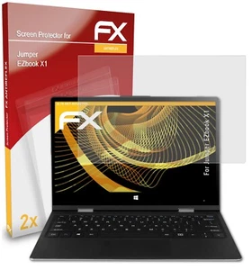 atFoliX 2x Screen Protector voor Jumper EZbook X1 mat&schokbestendig - Afbeelding 1 van 9