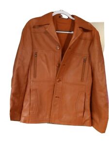 Basic Jacket Leather 1970s Vintage Outerwear Coats & Jackets for 