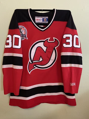 Martin Brodeur New Jersey Devils 2003 Stanley Cup Jersey CCM Large Cover