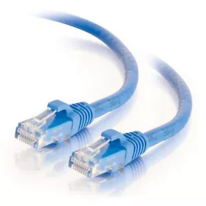 C2G 27145 25FT (8.3M) CAT6 Snagless Gigabit BLUE RJ45 UTP Network Ethernet Cable - Picture 1 of 2