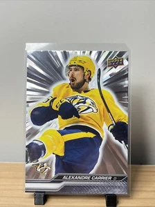 2023-24 Upper Deck Series 1 - Outburst Silver #103 Alexandre Carrier - Picture 1 of 2