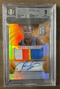 Panini Spectra Kevin Durant 2014 espectaculares muestras Prizm naranja/25 BGS 9 - Imagen 1 de 6