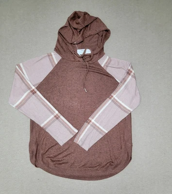 NUEVO~MAURICE'S Suéter Ligero con Capucha MEDIANO Dobladillo Acanalado Redondeado para Mujer Foto 1 de 4