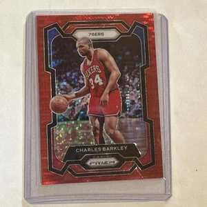 2023-24 Panini Prizm - Charles Barkley #180 Red Seismic Prizm /299 - Bild 1 von 2