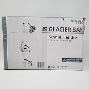 Glacier Bay Irena Einhand 6 Strahlarten Wannen- und Duscharmatur in Chrom - Bild 1 von 9