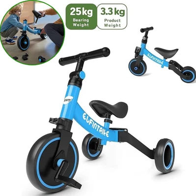 Triciclo plegable Besrey 5 en 1 para niños pequeños - Triciclo ajustable para niños de 1 a 4 años NUEVO Foto 1 de 4