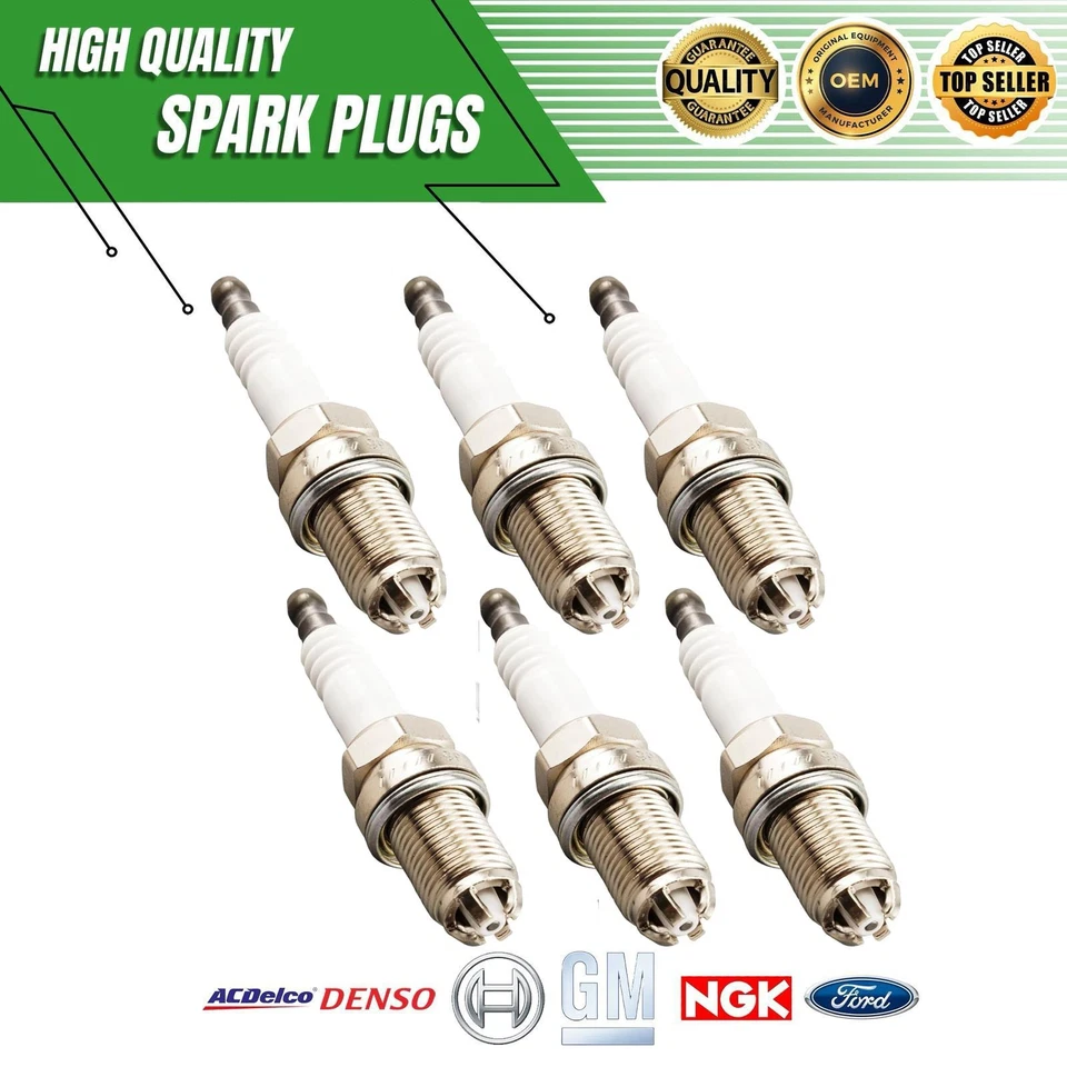 6x Genuine Bosch Spark Plugs Fit 92-06 BMW 325is 325i 318i X3 X5 Z4 2.5L 3.0L l6 - Image 1 of 4