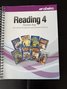 Abeka READING 4 teacher ANSWER KEY spiral 2020 - Imagen 1 de 1