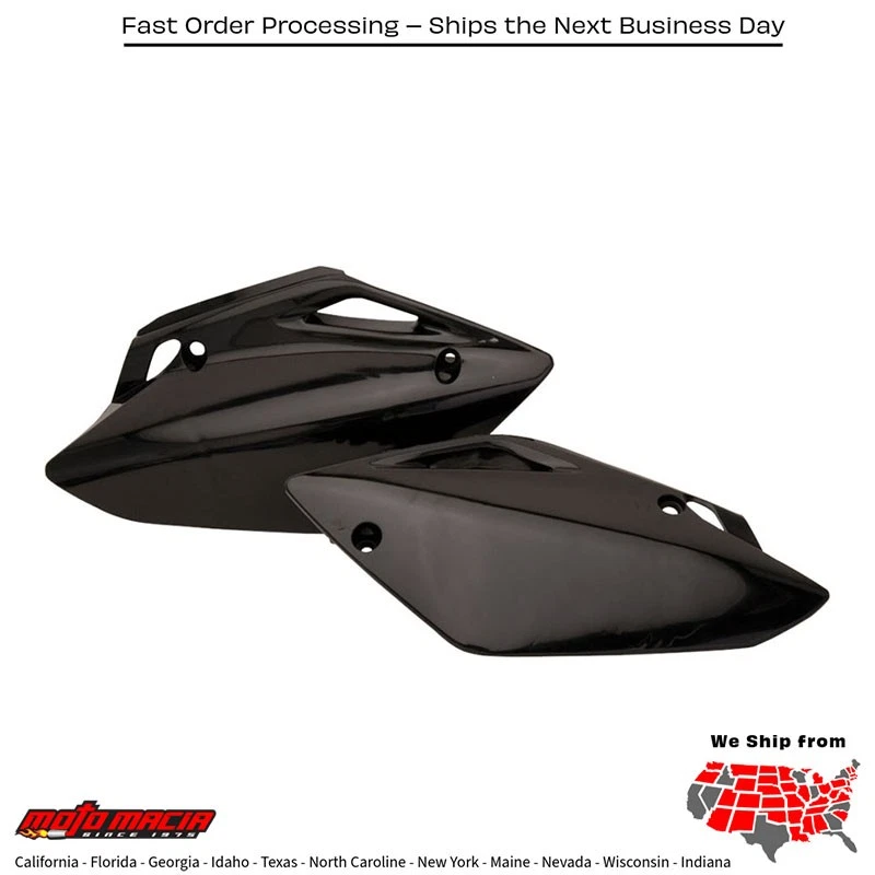 SIDE PANELS BLACK Honda CRF150R 2007-2025 Honda CRF150RB Expert 2007-2021 - Image 1 of 1